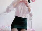 Fille asiatique Mésanges roses et masturbation Happy Time